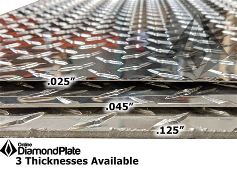 stainless steel diamond sheet metal|steel diamond plate thickness chart.